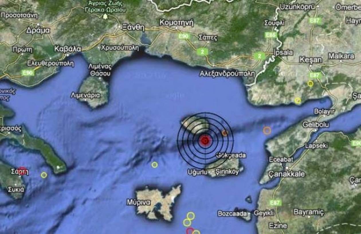 Καμία ζημία σε Δράμα, Καβάλα και Ξάνθη από το σεισμό στη Σαμοθράκη