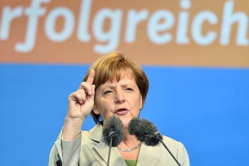 Ευρωεκλογές 2014 - Μέρκελ: Έκλεισε την εκστρατεία της με αναφορές στη μεταπολεμική Ευρώπη