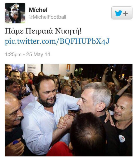 Δημοτικές εκλογές 2014: Το tweet του Μίτσελ σε άπταιστα ελληνικά!