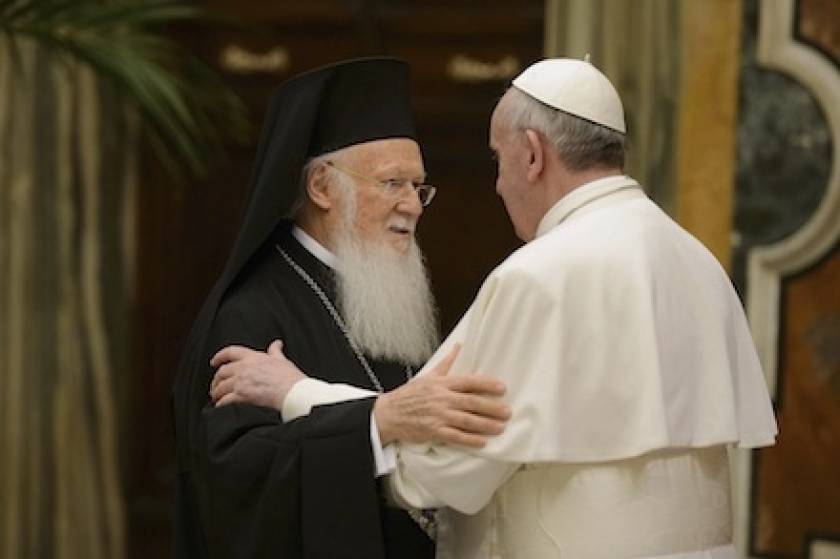 Νέα συνάντηση Οικουμενικού Πατριάρχη- Πάπα Φραγκίσκου