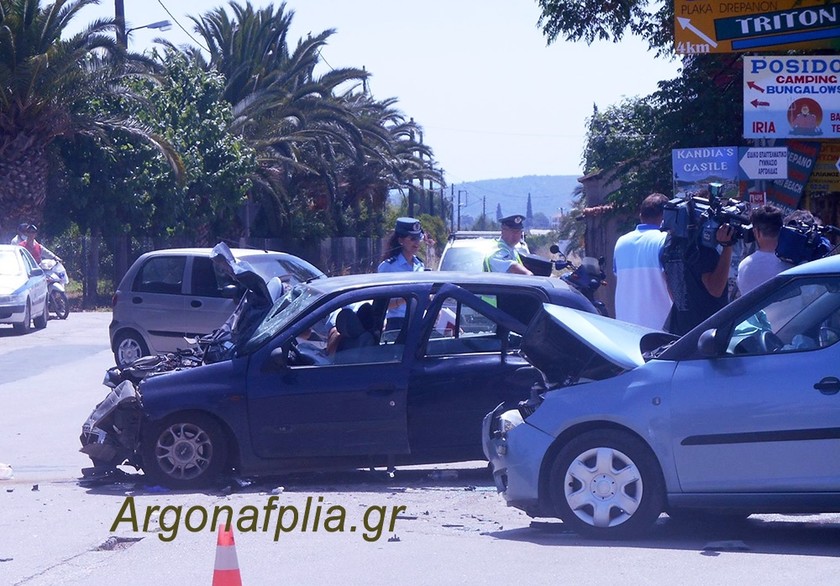 Σοβαρό τροχαίο στο Ναύπλιο: Δέκα τραυματίες, ανάμεσα τους και παιδιά