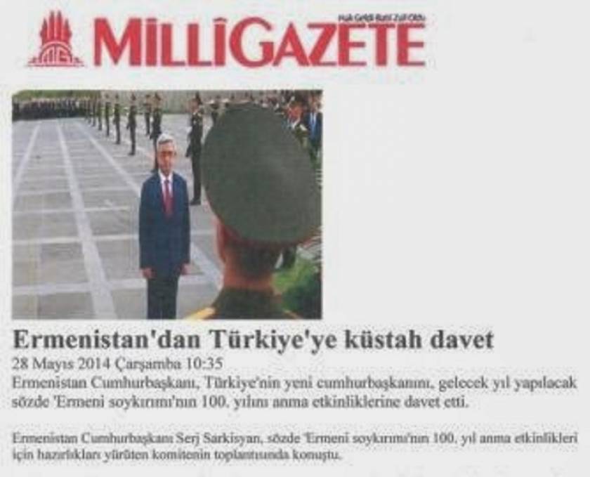 Πρόσκληση στον Ερντογάν να προσκυνήσει το μνημείο αρμενικής γενοκτονίας