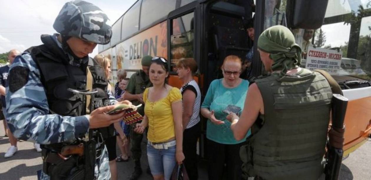 Σλαβιάνσκ: Μαζική έξοδος