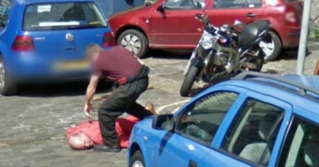 Η υπηρεσία Google Street View, ανακάλυψε δολοφονία! (pics)