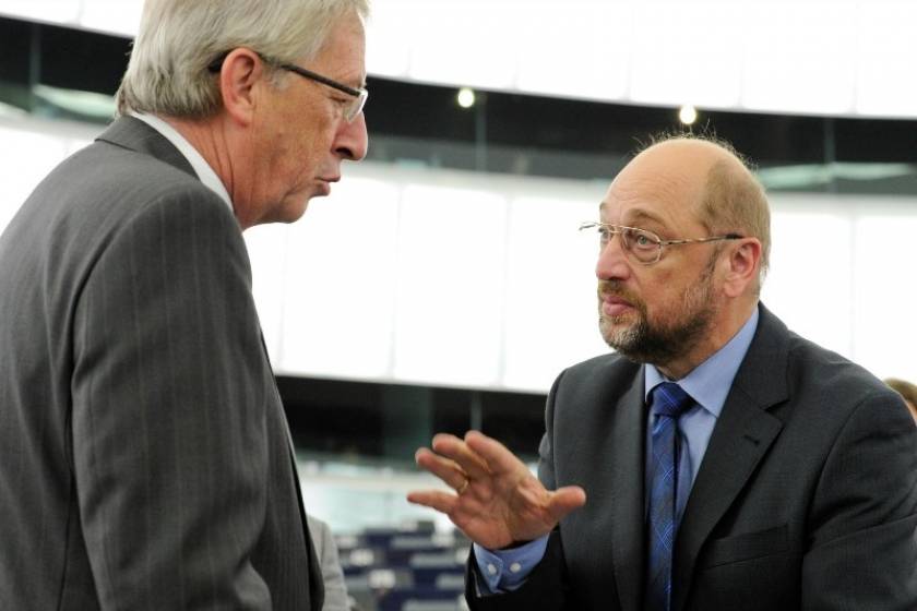 Σουλτς: Φαβορί για την προεδρία της Ευρωπαϊκής Επιτροπής ο Γιούνκερ