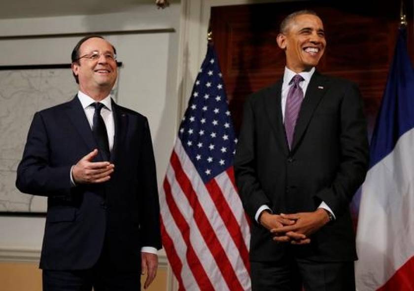 Γαλλία: Συνάντηση Ολάντ - Ομπάμα