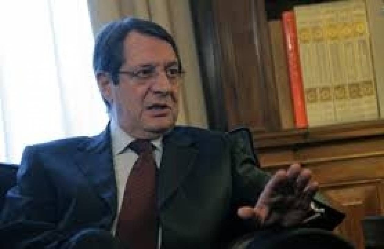 Τη θλίψη του για την τουρκοκυπριακή πλευρά εκφράζει ο Ν. Αναστασιάδης