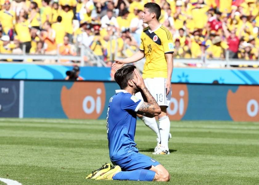 Μουντιάλ 2014: Πρεμιέρα με ήττα για την Ελλάδα, 3-0 η Κολομβία