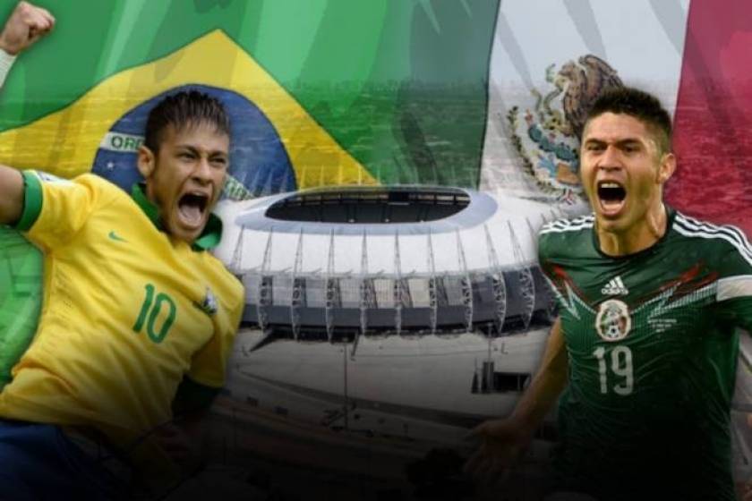 Παγκόσμιο Κύπελλο Ποδοσφαίρου 2014: Βραζιλία - Μεξικό Live