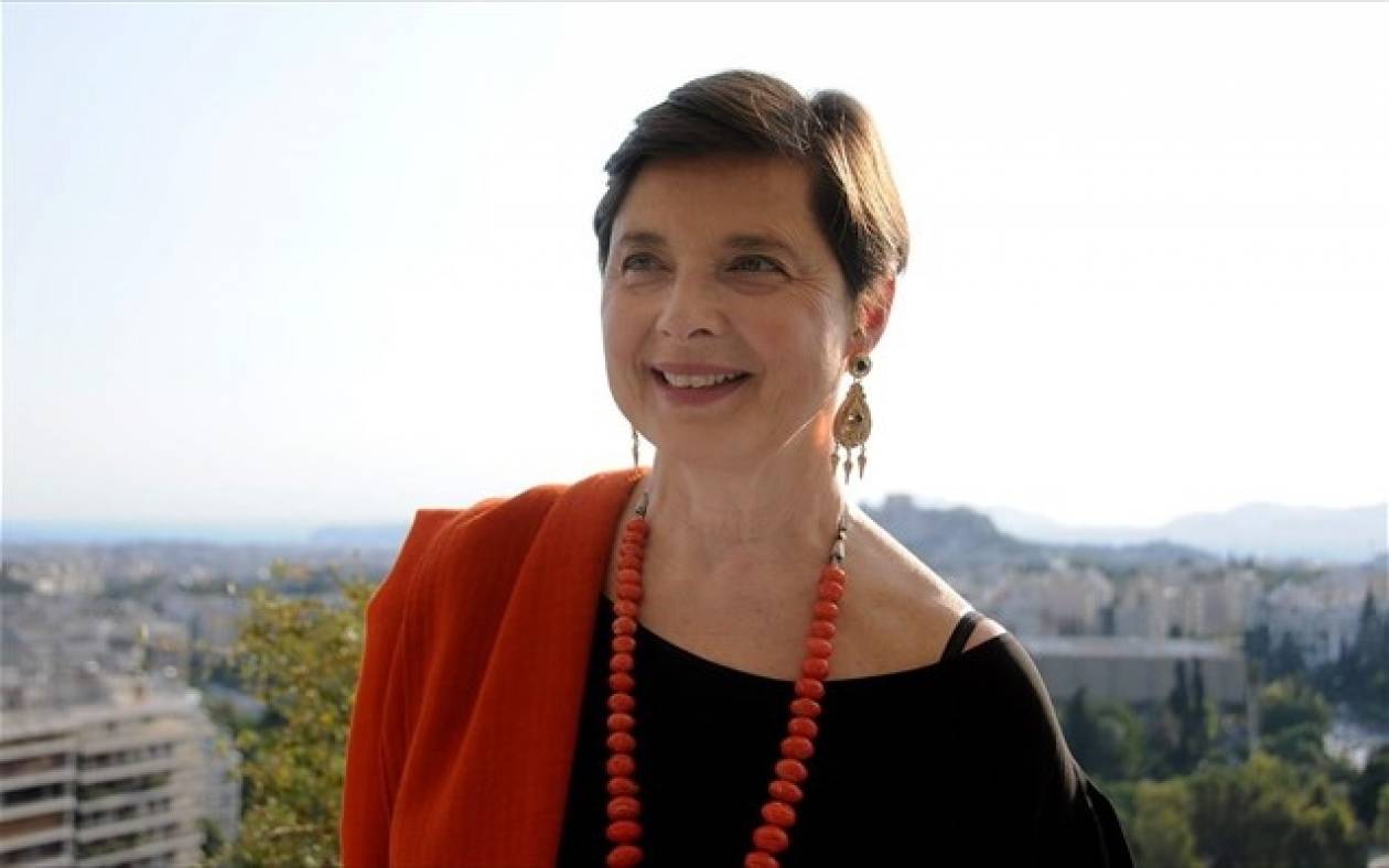 Στην Αθήνα η γνωστή ηθοποιός Ιζαμπέλα Ροσελίνι