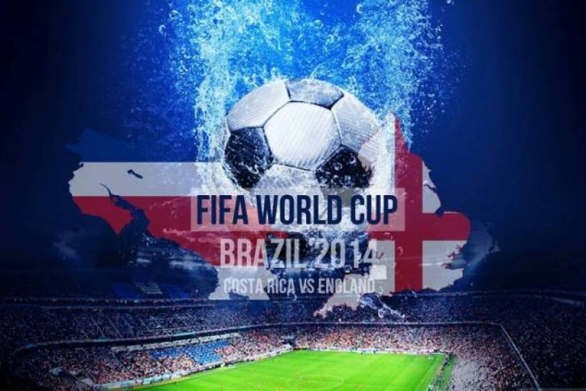 Παγκόσμιο Κύπελλο Ποδοσφαίρου 2014:Κόστα Ρίκα – Αγγλία (19.00 ΝΕΡΙΤ, ΝΕΡΙΤsports)