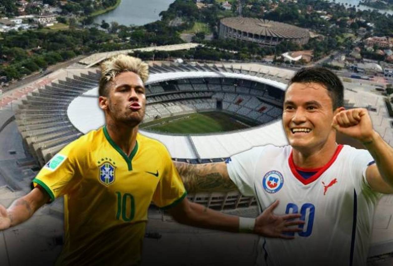Παγκόσμιο Κύπελλο Ποδοσφαίρου - Φάση των 16: Βραζιλία - Χιλή LIVE