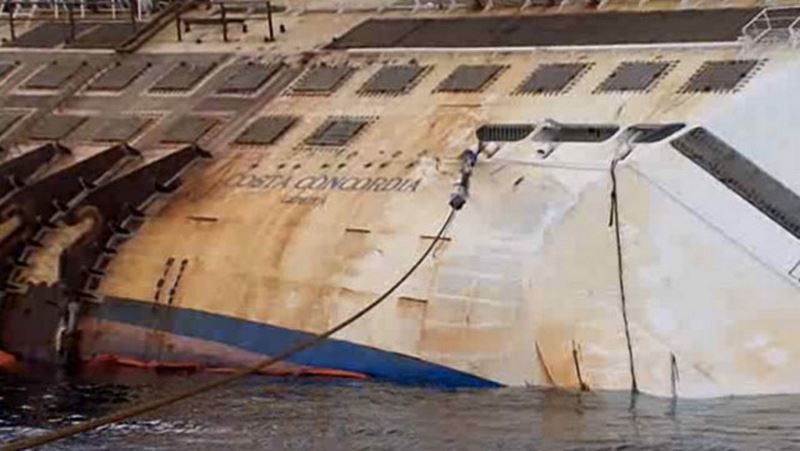 Ιταλία: Ανατριχιαστικό βίντεο από το ναυάγιο του Costa Concordia (photos)