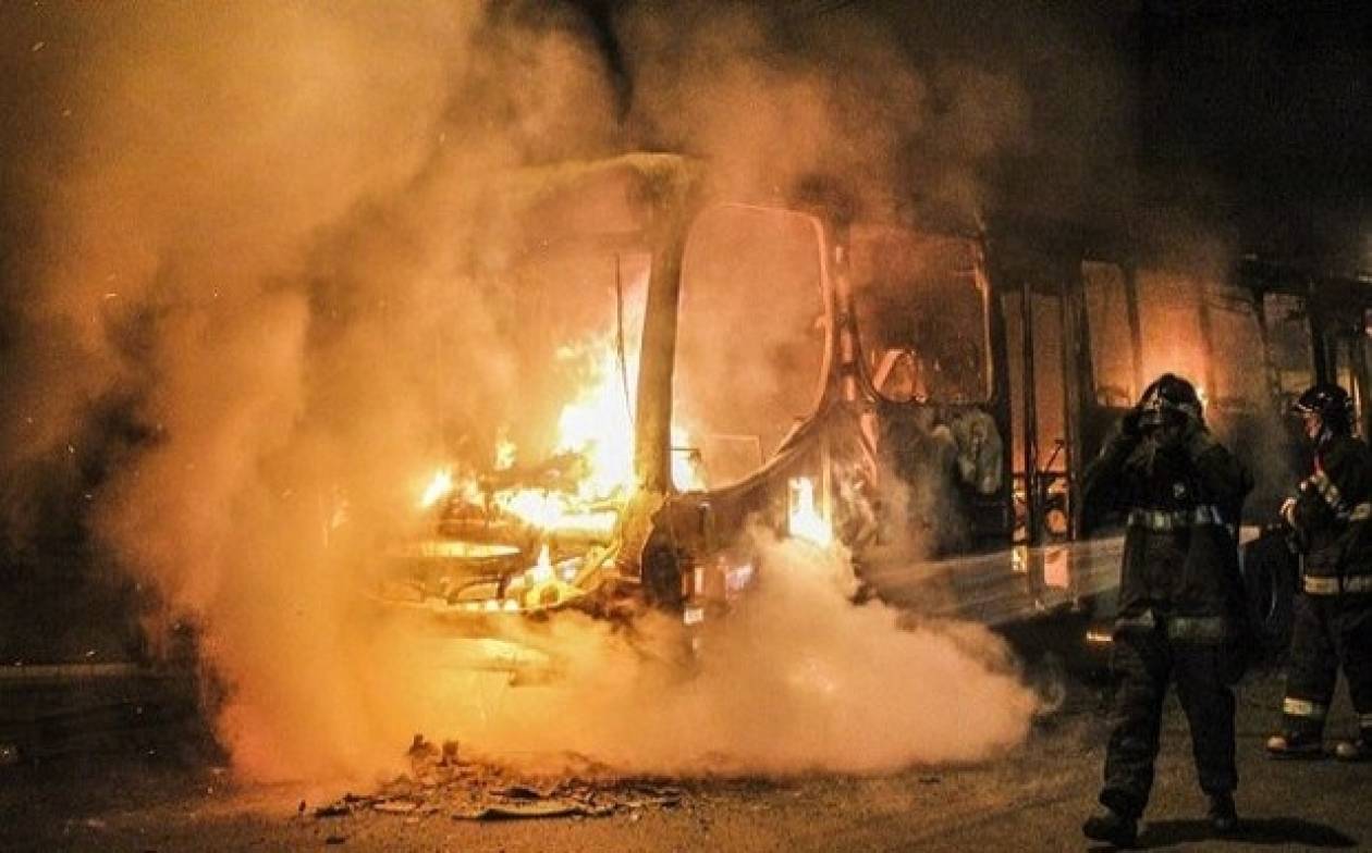 Βραζιλία: Πυρπόλησαν λεωφορεία στο Σάο Πάολο- Eπί ποδός ο στρατός