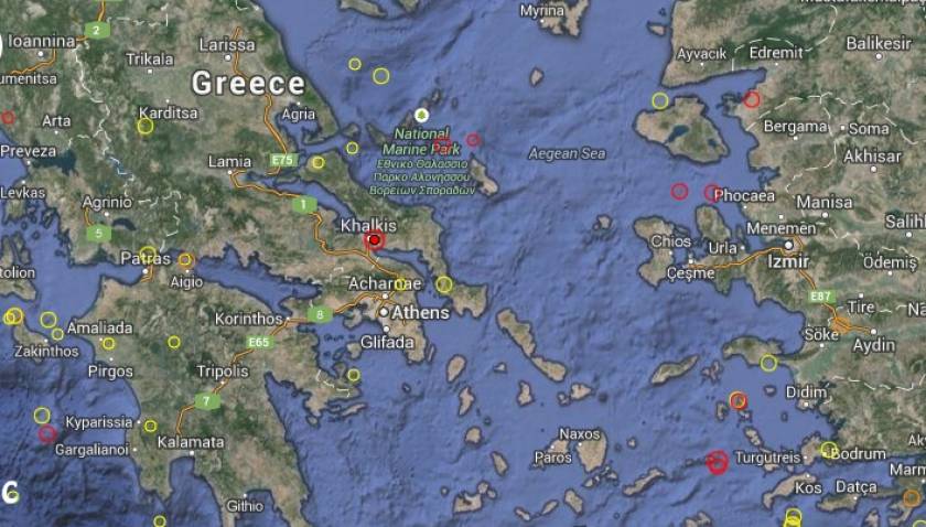 Σεισμός στην Εύβοια-Αισθητός και στην Αθήνα