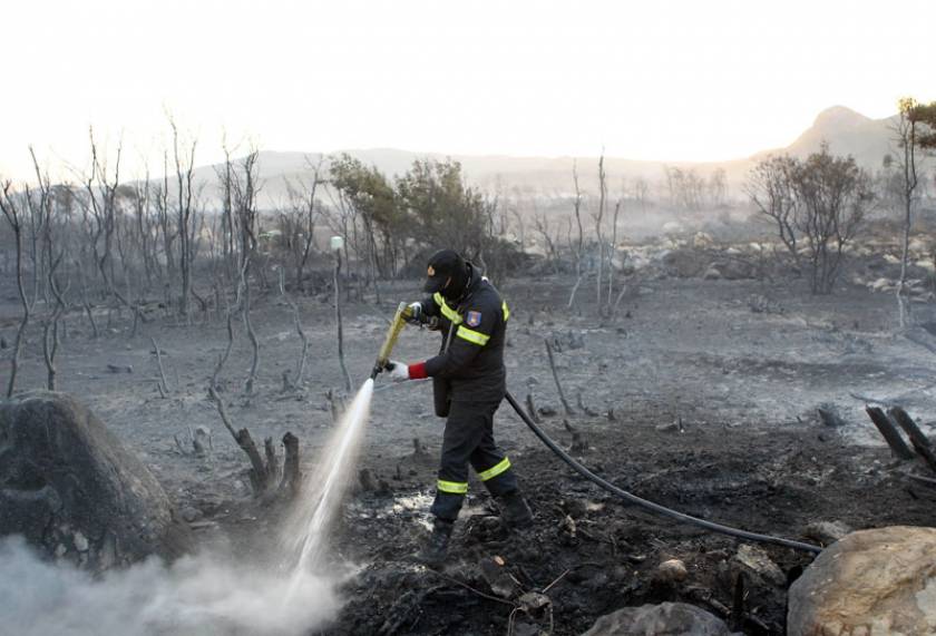 Τρίπολη: Σε ύφεση φωτιά στην Κοντοβάζαινα Γορτυνίας