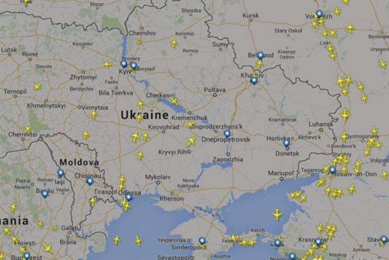 Malaysia Airlines: Ερήμωσε ο εναέριος χώρος της Ουκρανίας (photos)