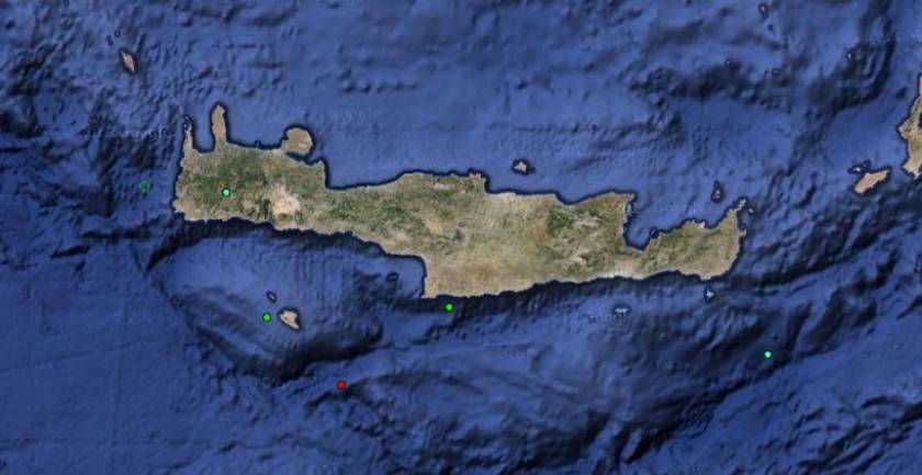 Ασθενείς σεισμικές δονήσεις στην Κρήτη