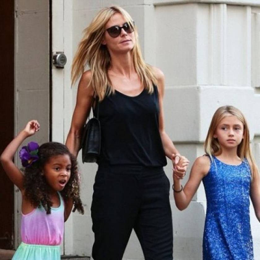 Τι φόρεσαν για να συνοδεύσουν τη διάσημη μητέρα τους οι κόρες της Heidi Klum;