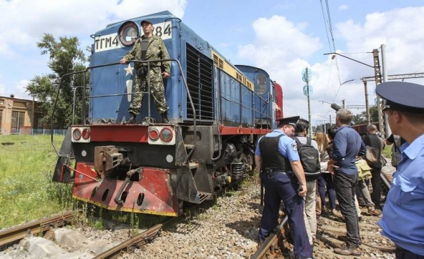 MH17: The train carrying passengers' bodies arrived in Kharkiv