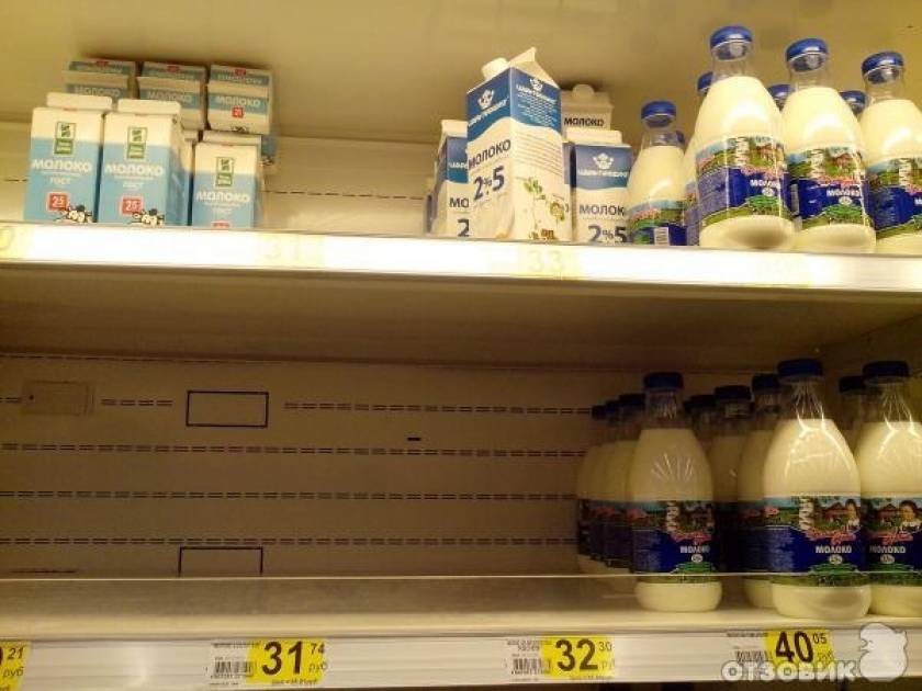 Russia bans import of dairy products from Ukraine