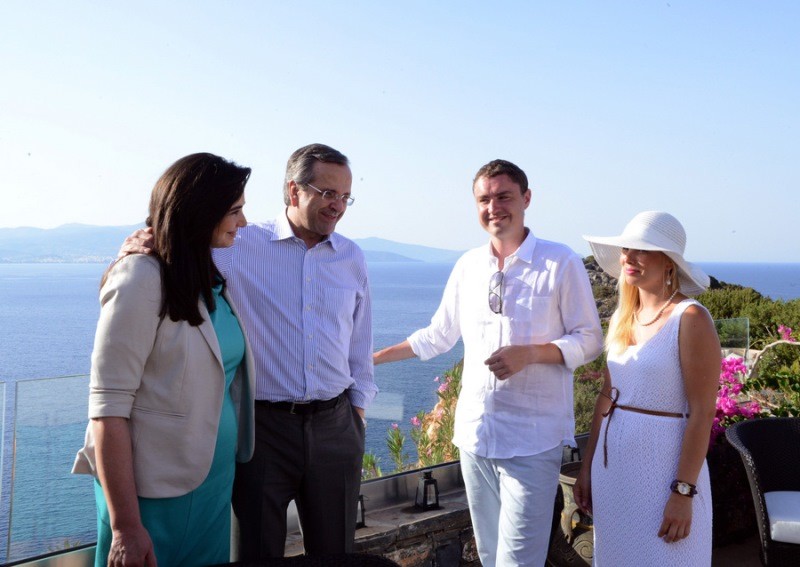 Συνάντηση Σαμαρά με τον πρωθυπουργό της Εσθονίας στην Κρήτη (pics)