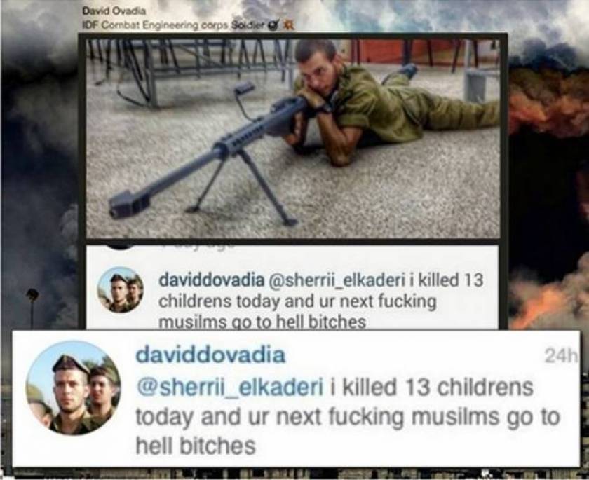 Gaza Strip: This is how they fight Hamas, "today I killed 13 kids and you will be next"