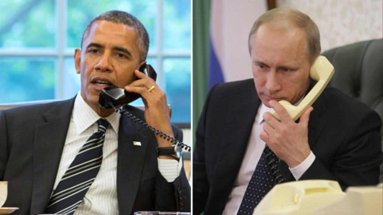 Τηλεφωνική συνομιλία Πούτιν - Ομπάμα για το Ουκρανικό