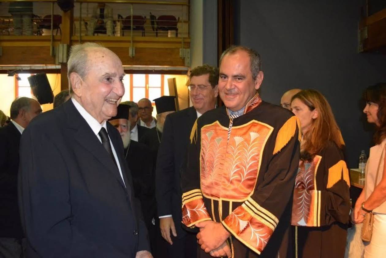 Με το Χρυσό Μετάλλιο Πολυτεχνείου Κρήτης τιμήθηκε ο Κ. Μητσοτάκης