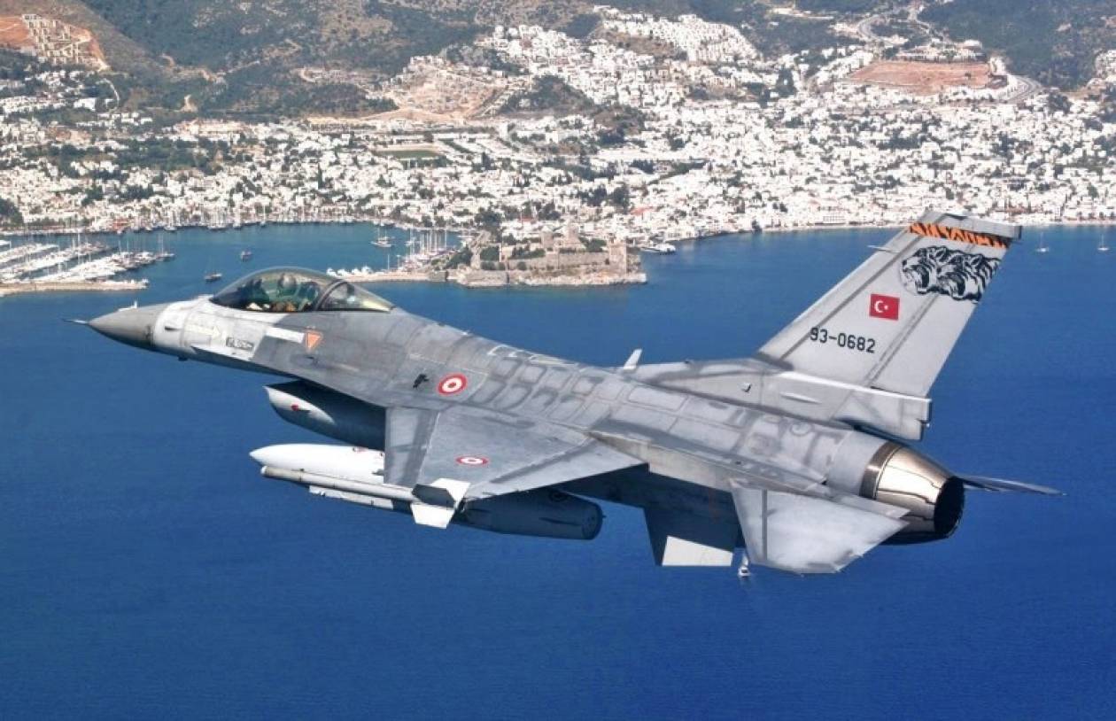 Τουρκικό μαχητικό παραβίασε τον εθνικό εναέριο χώρο