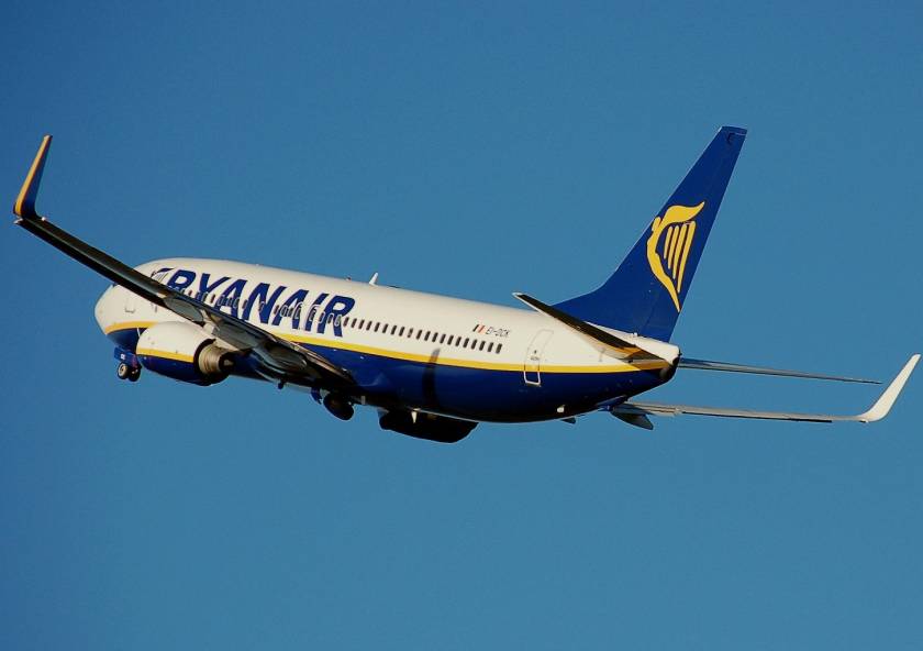 Ryanair: Επέκταση των δρομολογίων από και προς το αεροδρόμιο Χανίων