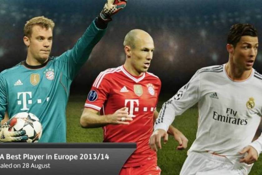 UEFA: Οι τρεις υποψήφιοι για τον καλύτερο Ευρωπαίο (video)