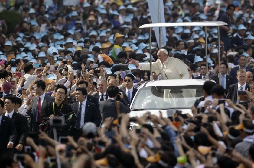Δέηση για συμφιλίωση στη χερσόνησο της Κορέας από τον πάπα Φραγκίσκο