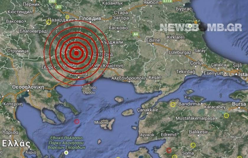 Σεισμός 3 Ρίχτερ στα ελληνοβουλγαρικά σύνορα