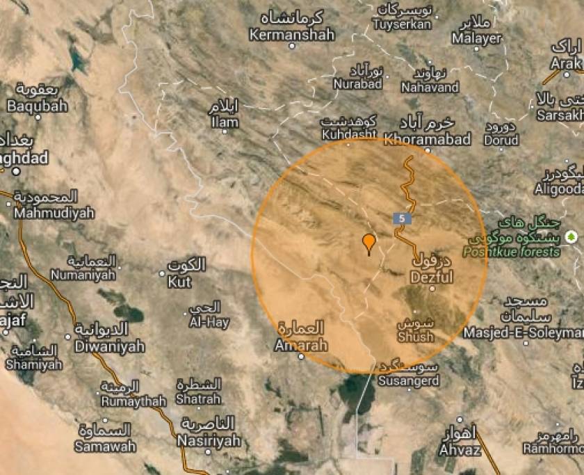 Μεγάλος σεισμός 5,7R στο Ιράν