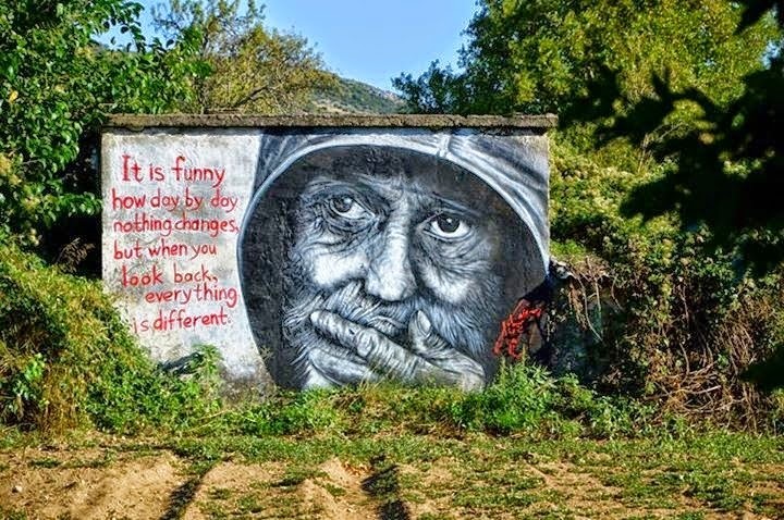 Εύβοια: Γκράφιτι έδωσαν «ζωή» σε εγκαταλελειμμένη αποθήκη (pics)