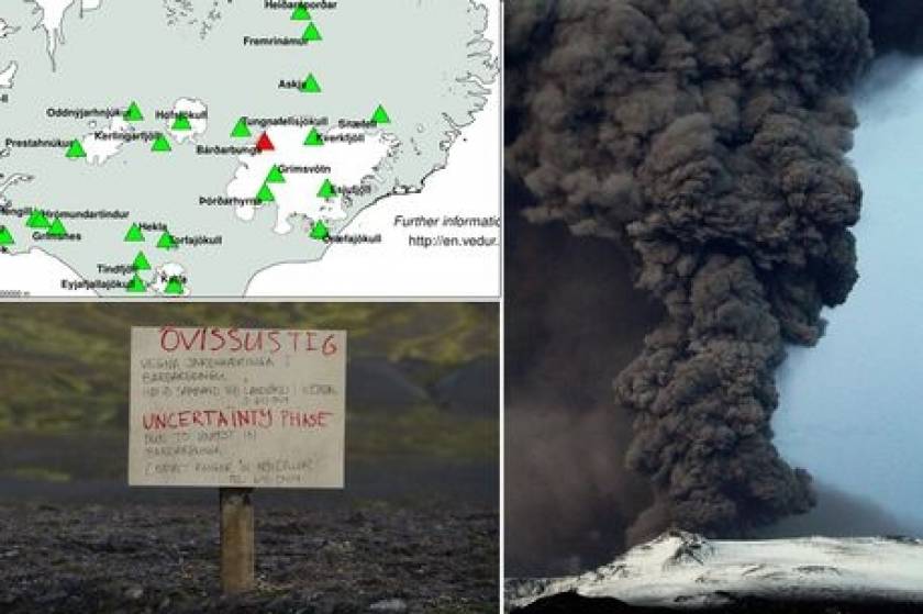 Ισλανδία: Κόκκινος συναγερμός λόγω έκρηξης σε ηφαίστειο