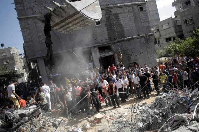 Γάζα: Ισραηλινή επιδρομή ισοπέδωσε πολυώροφη πολυκατοικία