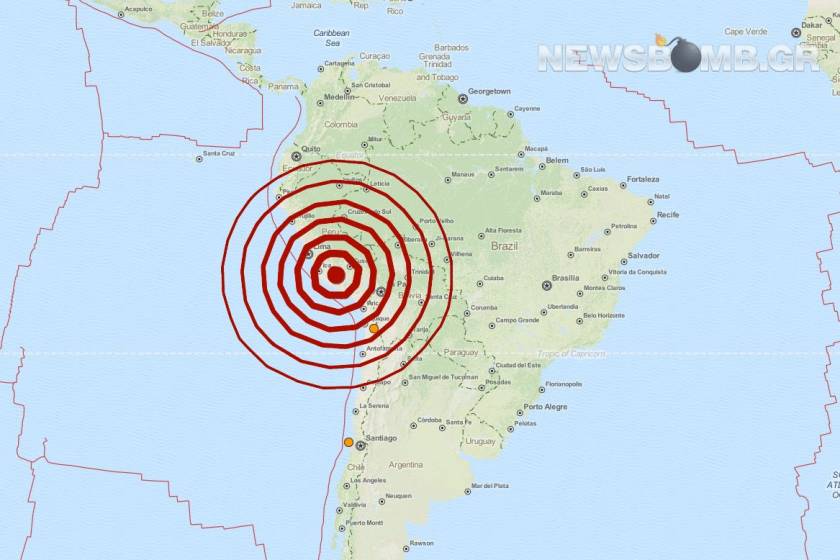 Ισχυρός σεισμός 7,0 Ρίχτερ στο Περού
