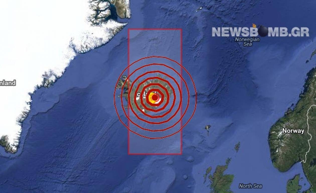 Σεισμός 5,0 Ρίχτερ στην Ισλανδία