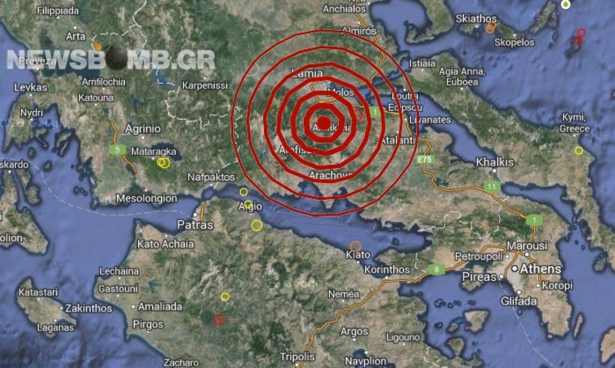 Σεισμός 3,5 Ρίχτερ στην Αμφίκλεια