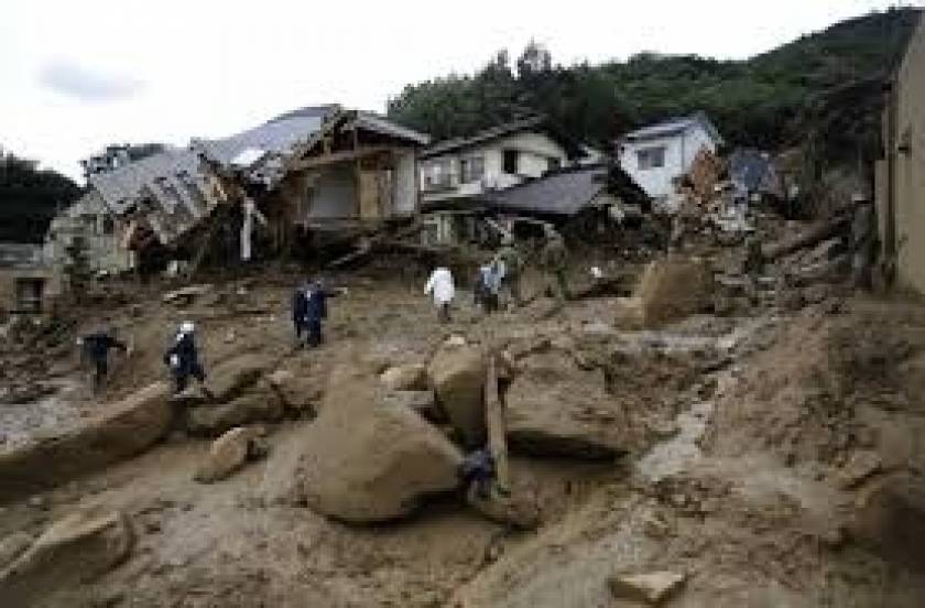 Ιαπωνία: Τουλάχιστον 70 νεκροί από τις κατολισθήσεις