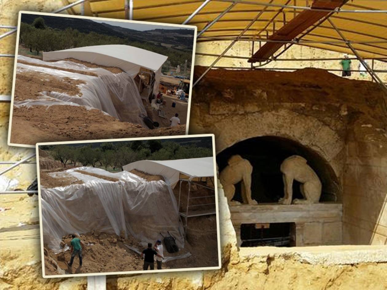 Αμφίπολη: Θωρακίζουν τον τάφο οι αρχαιολόγοι
