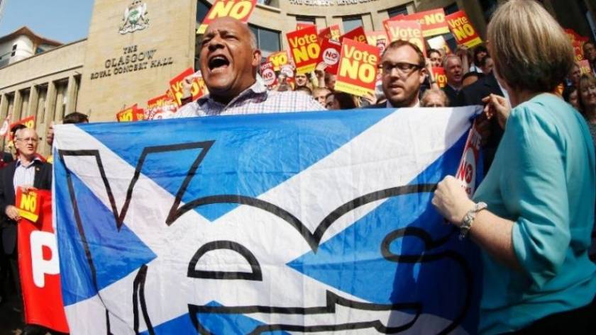 Ανεξαρτητοποίηση Σκωτίας: Αμφίρροπο το αποτέλεσμα του δημοψηφίσματος