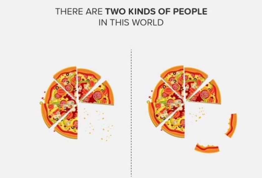 Υπάρχουν δυο τύποι ανθρώπων στον κόσμο. Εσείς τι τύπος είστε; (pics)
