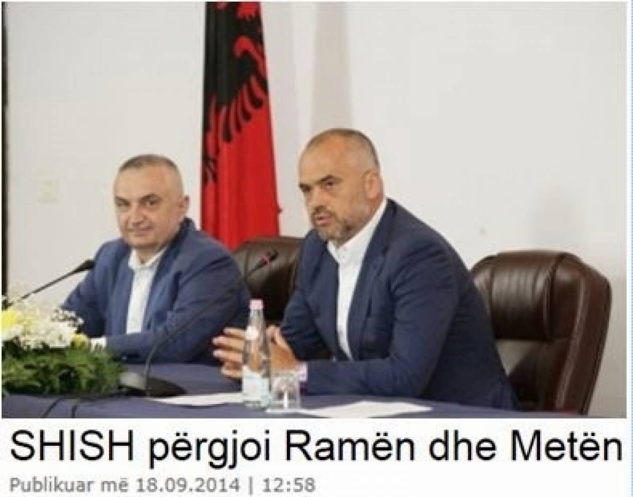 Αλβανία: Η μυστική υπηρεσία έβαλε «κοριούς» στον πρωθυπουργό και τον πρόεδρο της Βουλής