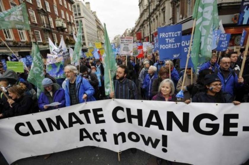 Νέα Υόρκη: Μεγάλη διαδήλωση για την κλιματική αλλαγή