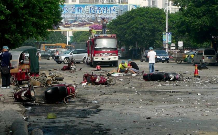 Κίνα: Μπαράζ εκρήξεων με νεκρούς