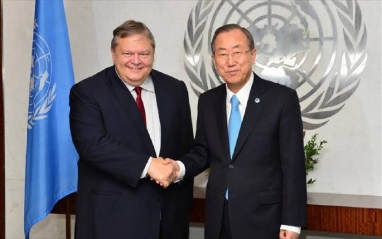 National issues dominated a meeting between Venizelos and Ban Ki-moon