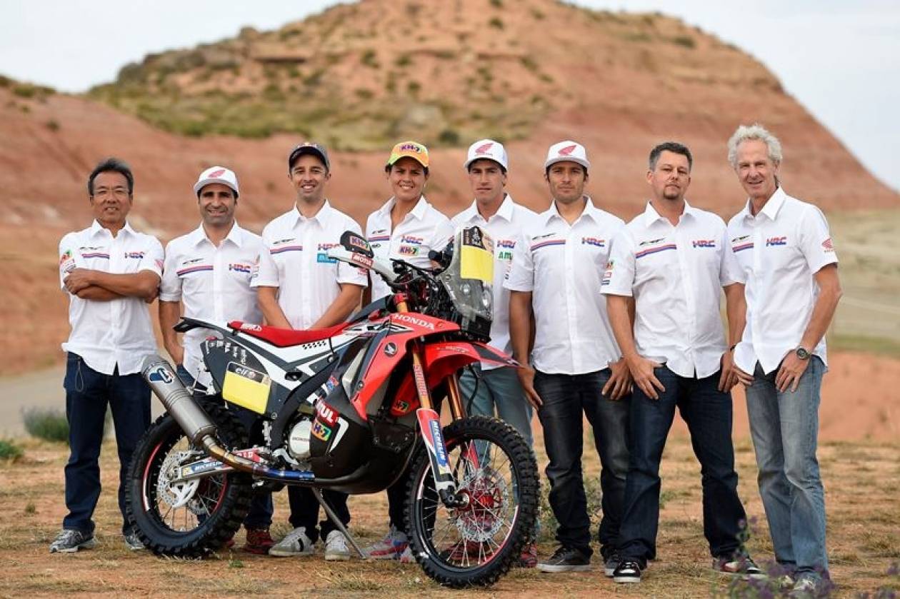 Dakar 2015: Η Honda ανακοίνωσε την ομάδα της